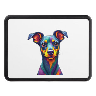 Chihuahua Abstract Painting Colour Cute Dog (1) Hitch Cover