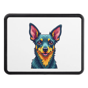 Chihuahua Abstract Painting Colour Cute Dog (2) Hitch Cover