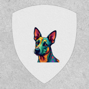 Chihuahua  Abstract Painting  Colour  Cute Dog (3) Patch