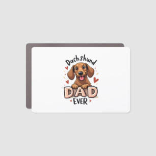 Chihuahua Abstract Painting Colour Cute Dog        Car Magnet