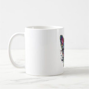 Chihuahua Abstract Painting Colour Cute Dog Coffee Mug