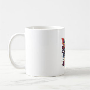 Chihuahua Abstract Painting Colour Cute Dog Coffee Mug