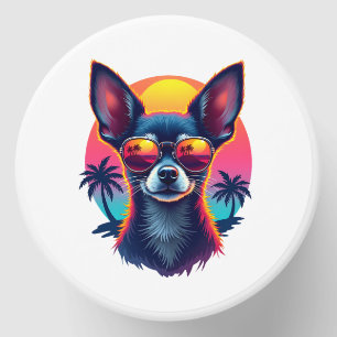 Chihuahua Abstract Painting Colour Cute Dog Cop Mini Candle Favors