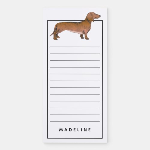 Chihuahua  Add Your Name Magnetic Notepad