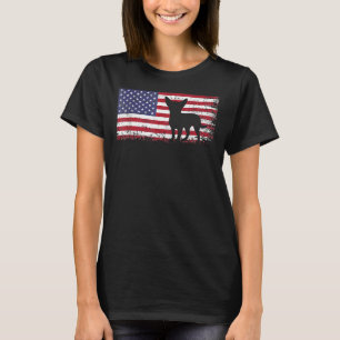 Chihuahua American Flag I Love My Chihuahua T-Shirt