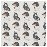 Chihuahua and Dachshund / Peanut and Boogie Fabric