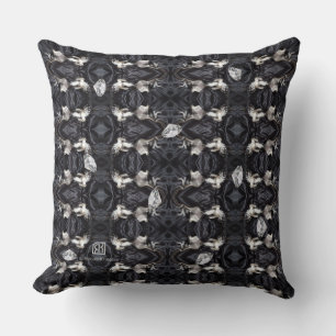 Chihuahua and Diamonds Throw Pillow