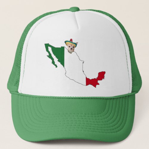 CHIHUAHUA AND MEXICO TRUCKER HAT