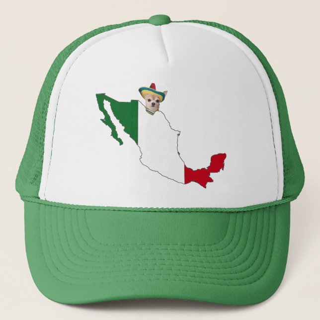 CHIHUAHUA AND MEXICO TRUCKER HAT (Front)