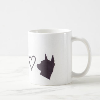 Chihuahua and Min Pin Love Coffee Mug