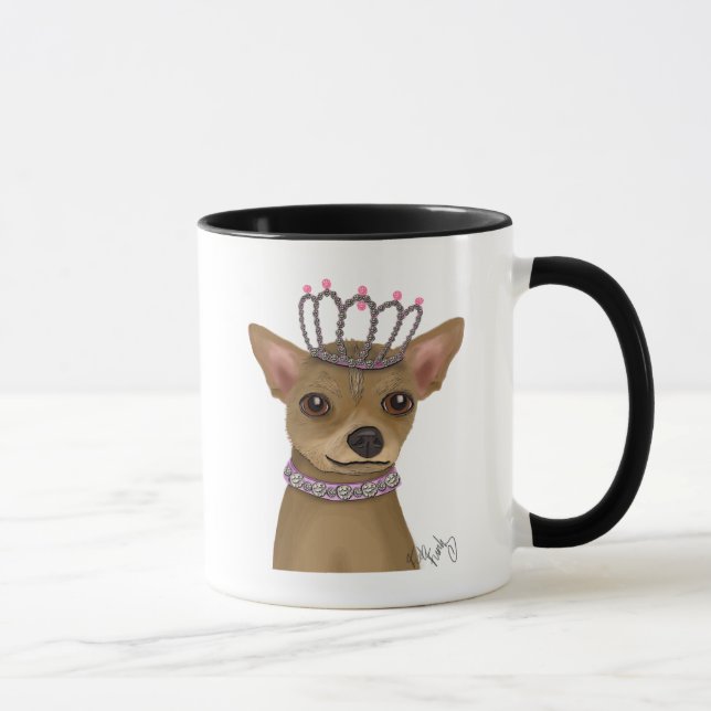 Chihuahua And Tiara Mug (Right)