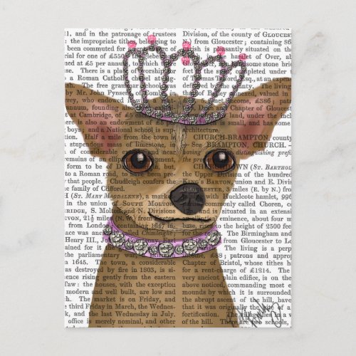 Chihuahua And Tiara Postcard