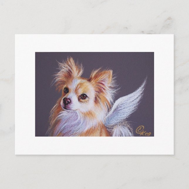 Chihuahua Angel Postcard (Front)