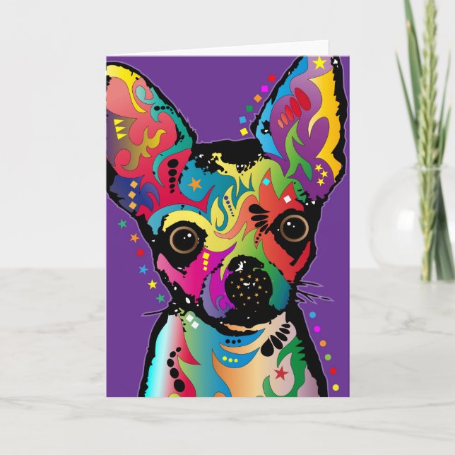 Chihuahua Art Card (Front)