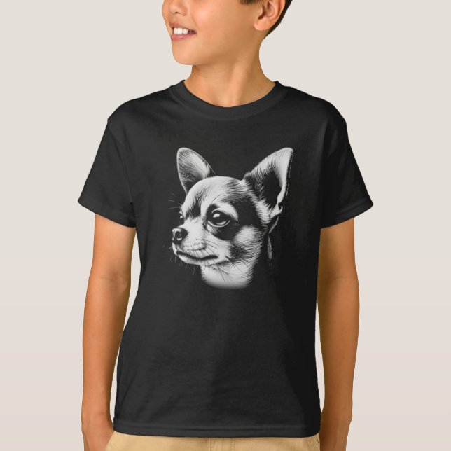 Chihuahua Art T-Shirt (Front)