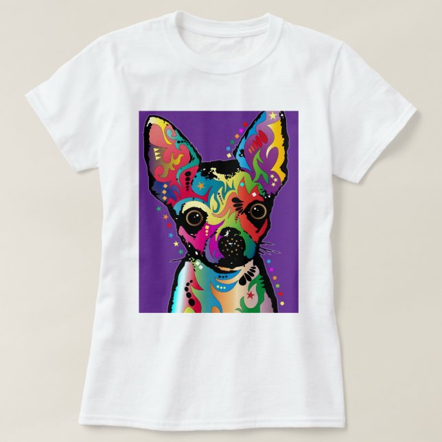 Chihuahua Art T-Shirt (Design Front)