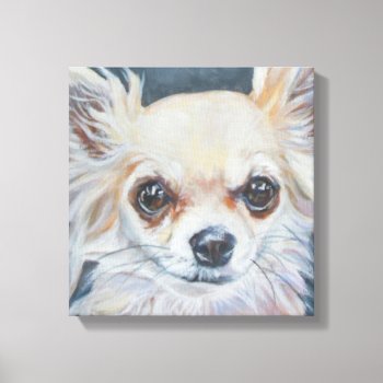 Chihuahua Artwork Canvas Print by DmytraszDesigns at Zazzle