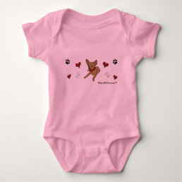 chihuahua baby bodysuit