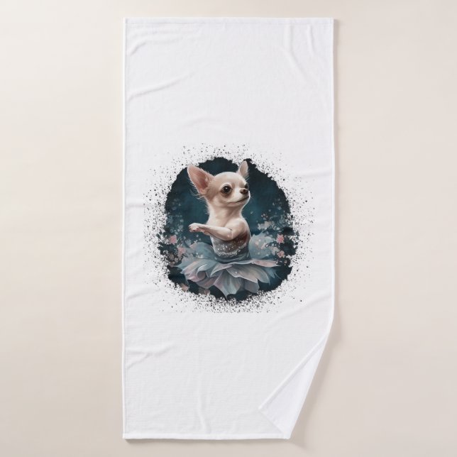 Chihuahua  Ballerina  Ballet  Dance  Dancing   Bath Towel (Bath Towel)