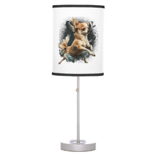 Chihuahua Ballerina Ballet Dance Dancing Table Lamp