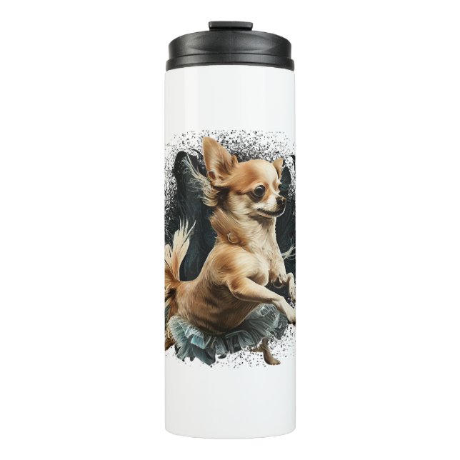 Chihuahua  Ballerina  Ballet  Dance  Dancing    Thermal Tumbler (Front)