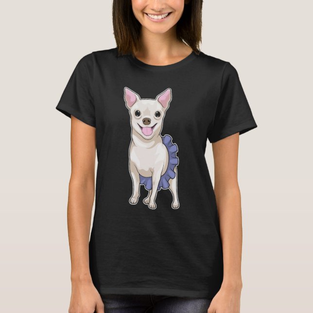 Chihuahua Ballerina Ballet T-Shirt (Front)