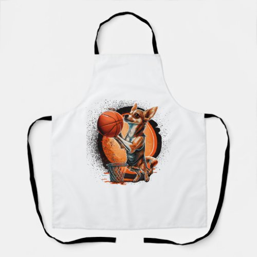 Chihuahua  Basketball  Player  Sport  Dunk   Apron