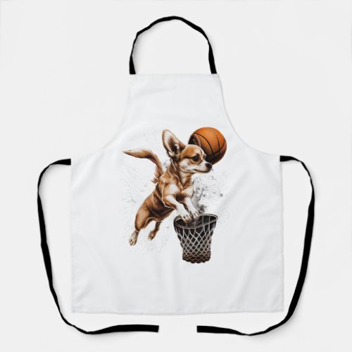 Chihuahua  Basketball  Player  Sport  Dunk  Apron