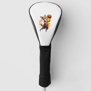 Chihuahua Basketball Player Sport Dunk Copy Golf Head Cover