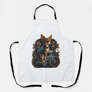 Chihuahua Bike Bicycle Dog Cycling Apron