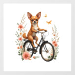 Chihuahua  Bike  Bicycle  Dog  Cycling  Wall Decal