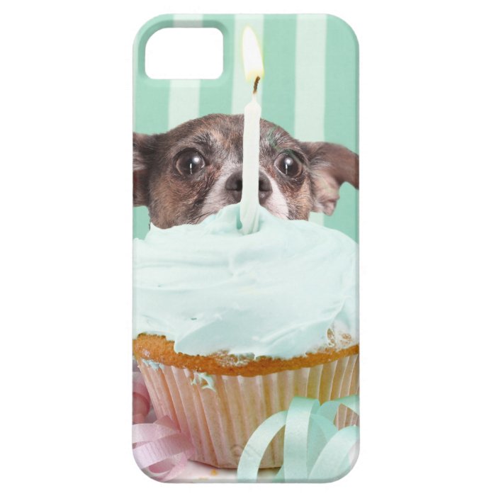 Chihuahua birthday cake iPhone 5 cover