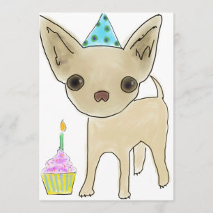 Chihuahua birthday card