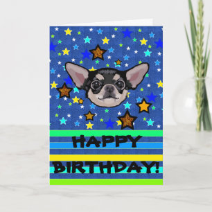 Chihuahua Birthday Card Personalized