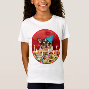 Chihuahua Birthday Pizza Pie T-Shirt