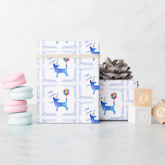 Chihuahua Birthday Wrapping Paper (Baby Shower)