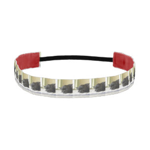 chihuahua black athletic headband
