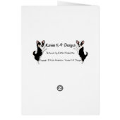 Chihuahua Black & Tan Card (Back)