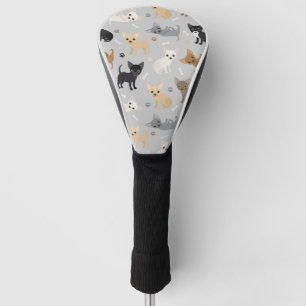 Chihuahua Bones and Paws Golf Head Cover