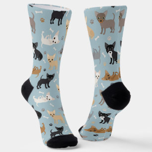 Chihuahua Bones and Paws Socks