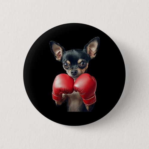 Chihuahua Boxing  Button
