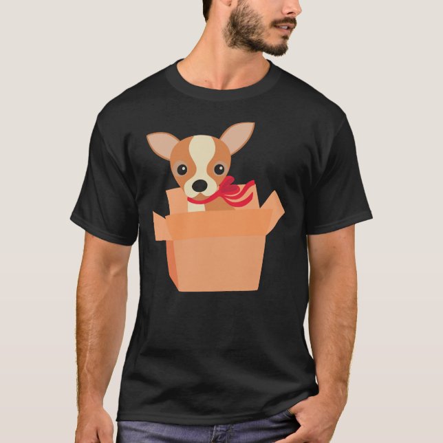 Chihuahua Boxing T-Shirt (Front)