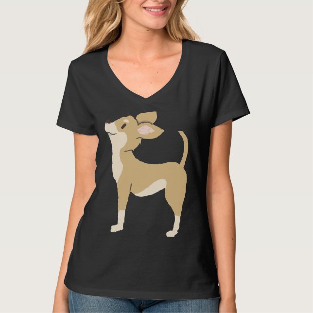 Chihuahua Brown T-Shirt (Front)