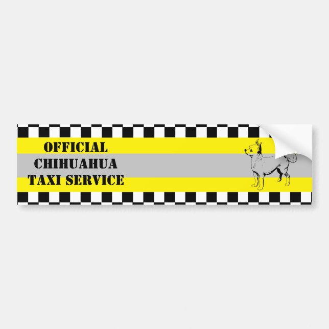 Chihuahua Bumper Sticker (Front)