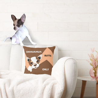 Chihuahua Butts Only Novelty Pillow