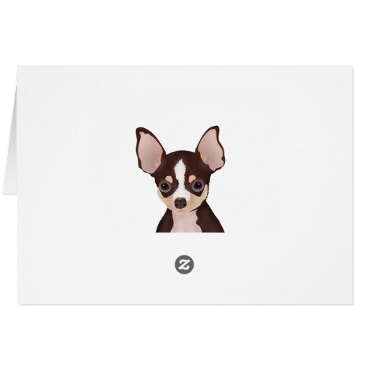 Chihuahua cartoon (Back Horizontal)