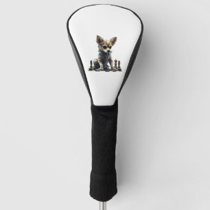 Chihuahua  Chess  Chess Player  Board  Queen   Golf Head Cover