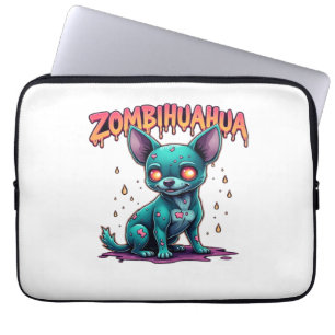 Chihuahua Chi Chichi Chiwawa Zombie Dog Halloween Laptop Sleeve