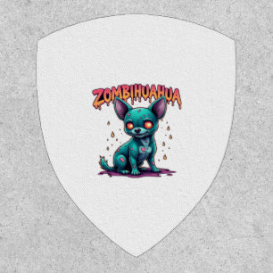 Chihuahua Chi Chichi Chiwawa Zombie Dog Halloween  Patch