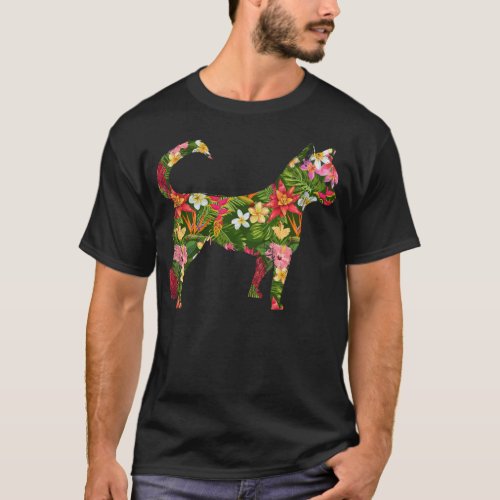 Chihuahua Chihuahua Flowers Flowers T_Shirt